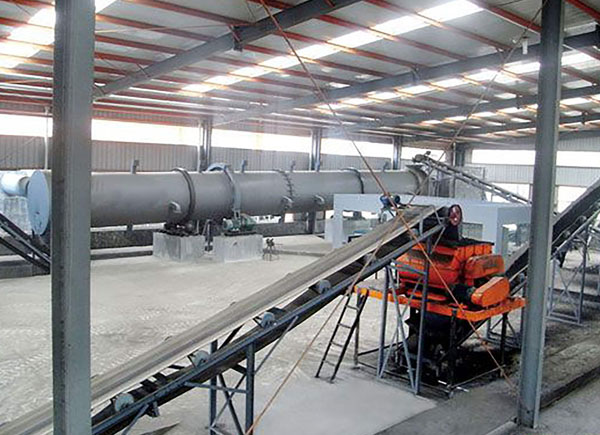 小型有機肥生產(chǎn)線設備實拍